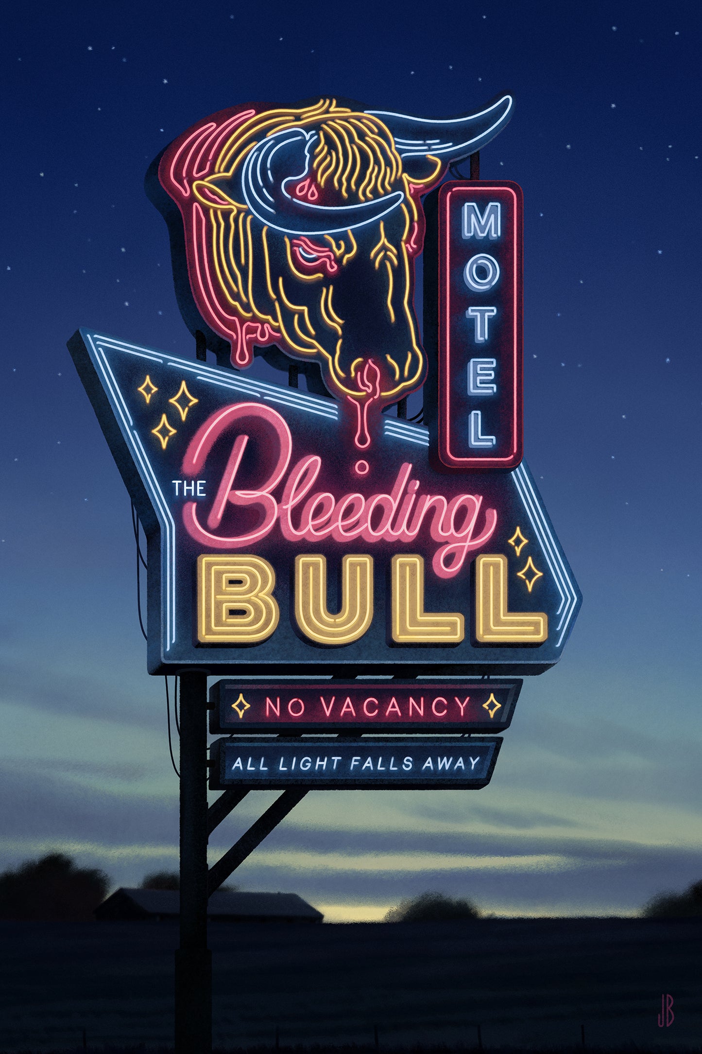 The Bleeding Bull Motel - Print