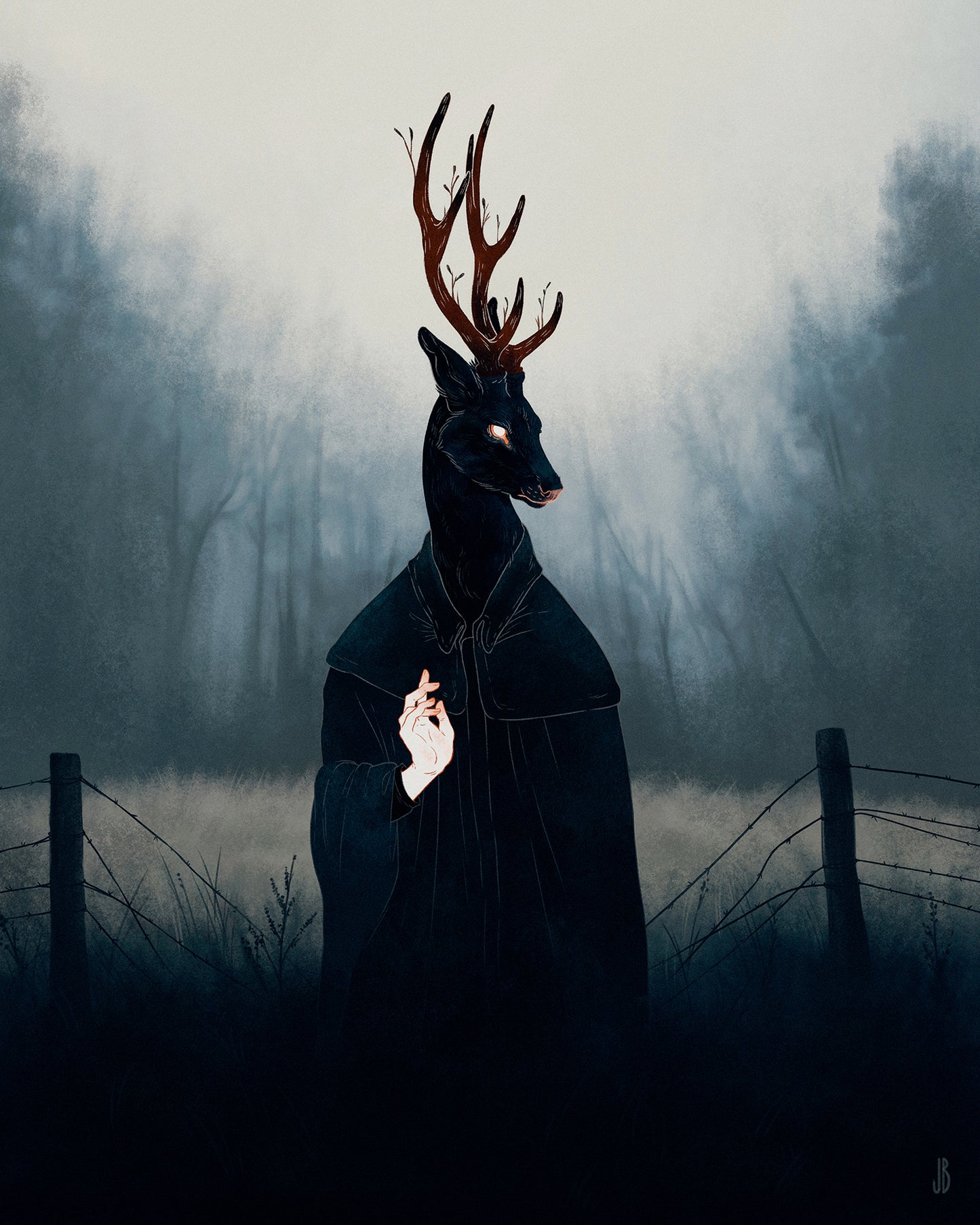 Deep Forest Saint - Print