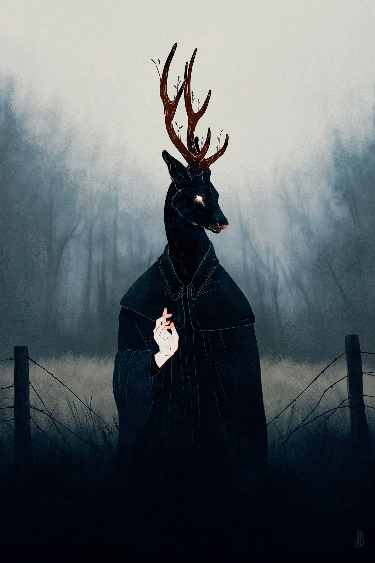 Deep Forest Saint - Print