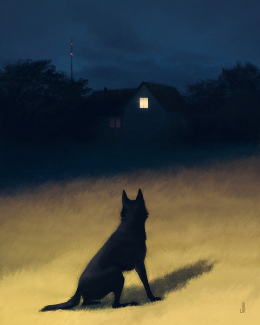 Night In the Hills - Print