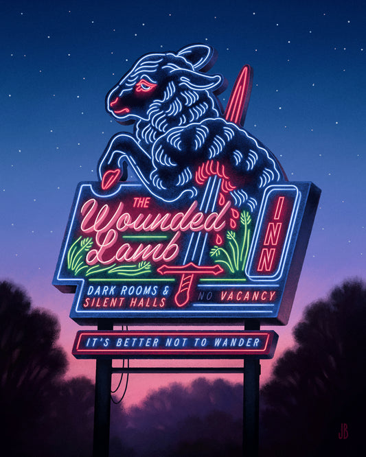 The Wounded Lamb Inn - Print