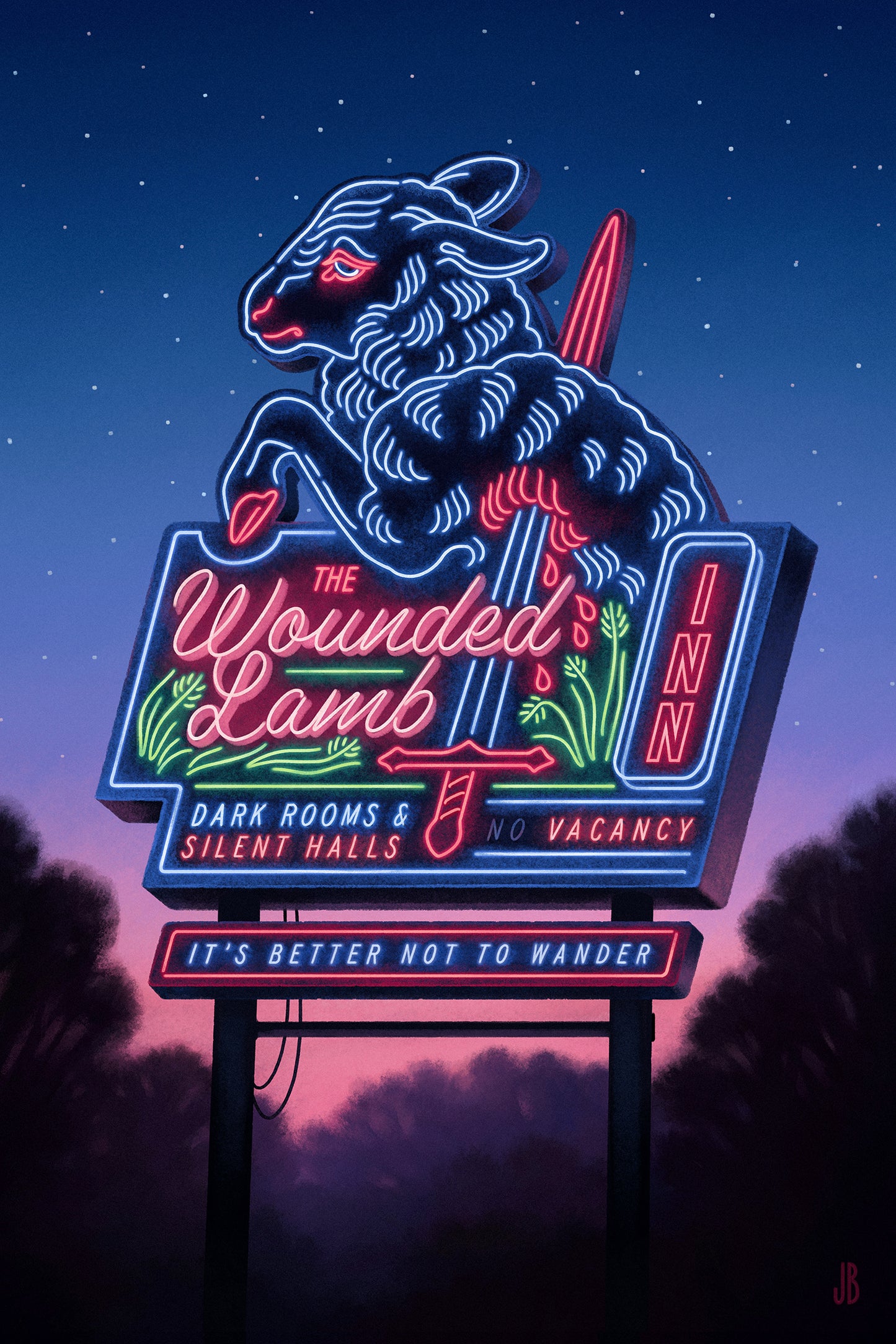 The Wounded Lamb Inn - Print